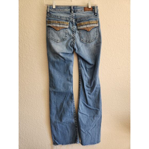 Shyanne Country Cowgirl Flare Jeans 27w x34L - Picture 2 of 7